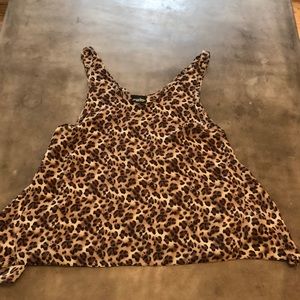 Leopard Sheer Tank